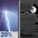Sunday Night: A 20 percent chance of showers and thunderstorms before 11pm.  Mostly cloudy, with a low around 57.