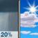 Tuesday: A 20 percent chance of showers before 11am.  Partly sunny and hot, with a high near 98. Heat index values as high as 115. Calm wind becoming southwest around 5 mph in the afternoon. 